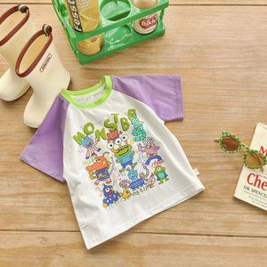 Children's cartoon design short sleeve
